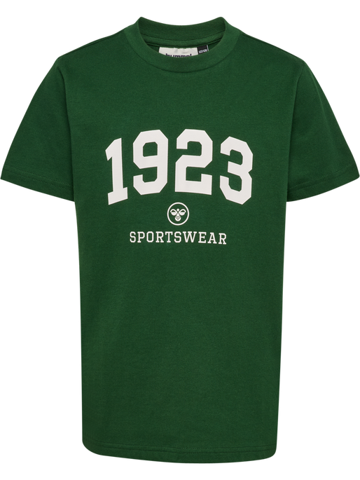 hmlJR GRAPHIC 1923 T-SHIRT S/S, DARK GREEN hmlJR GRAPHIC 1923 T-SHIRT S/S, DARK GREEN, packshot