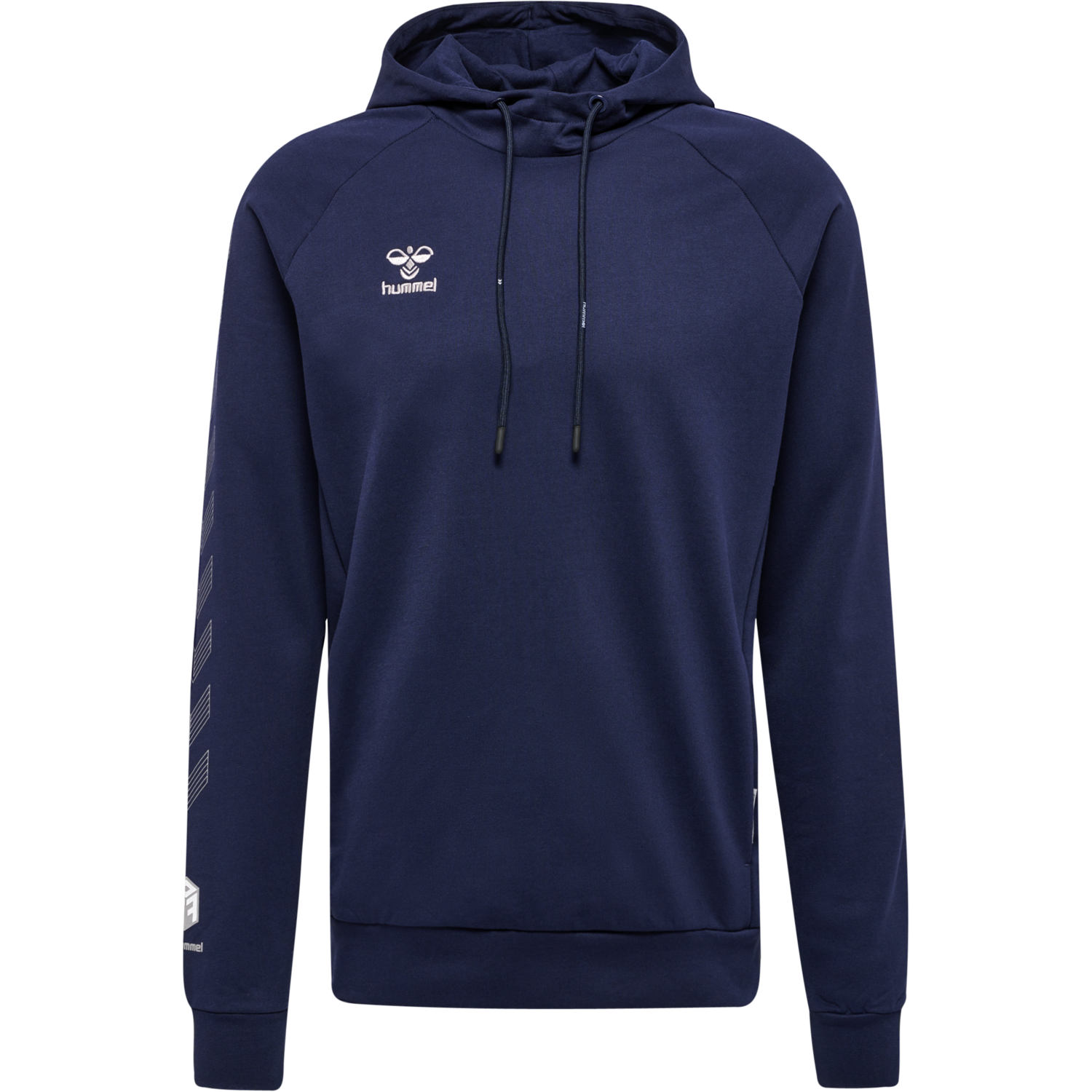 hmlMOVE GRID COTTON HOODIE, MARINE, packshot