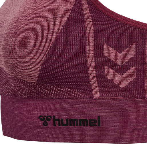 hmlCLEA SEAMLESS  SPORTS TOP, GRAPE WINE/CRUSHED BERRY MEL, packshot