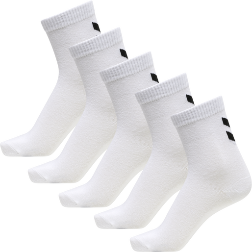 hmlMAKE MY DAY SOCK 5-PACK, BRIGHT WHITE, packshot