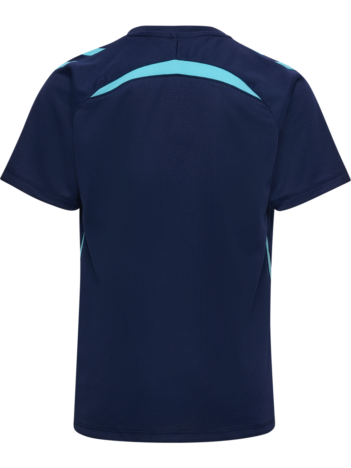 hmlLEAD 2.0 JERSEY S/S KIDS, MARINE/BLUE FISH, packshot