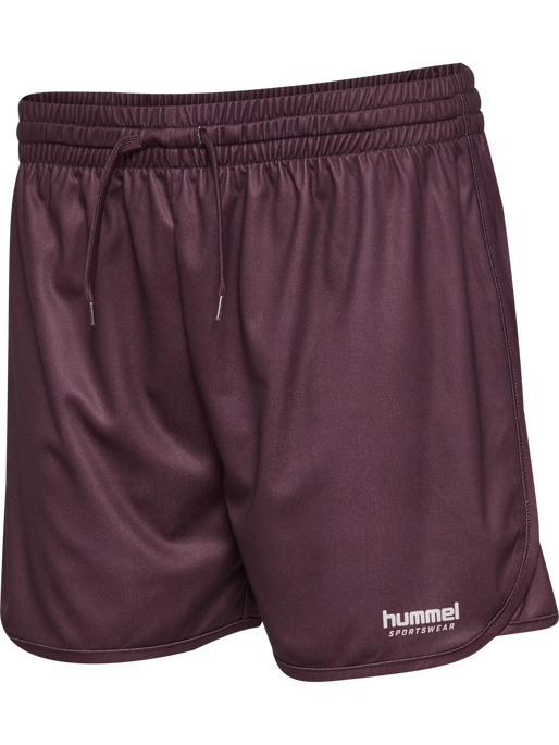 hmlPOLY W FB SHORTS, VINEYARD WINE hmlPOLY W FB SHORTS, VINEYARD WINE, packshot