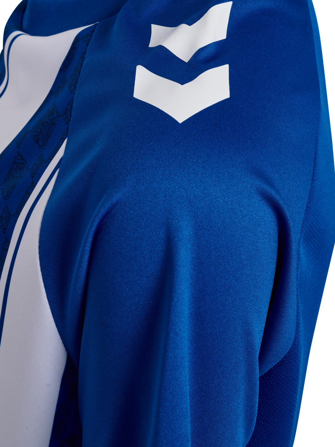 hmlMATCH STRIPED JERSEY S/S KIDS, TRUE BLUE/WHITE, packshot