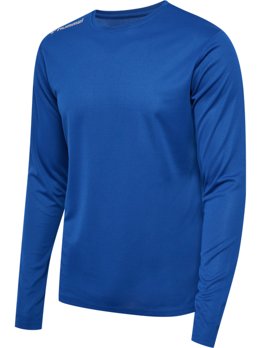 hmlRUN JERSEY L/S, TRUE BLUE, packshot