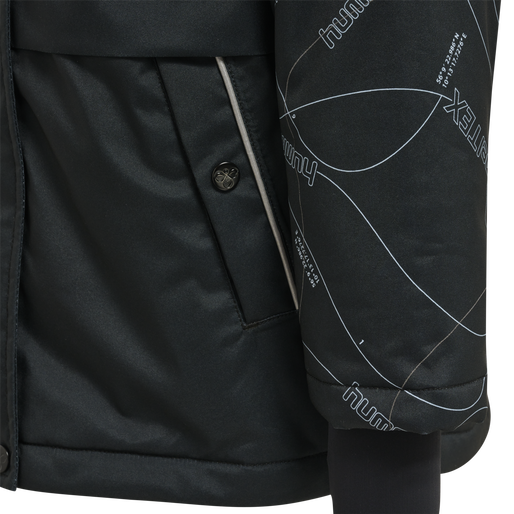 hmlCONQUER XY TEX JACKET, BLACK hmlCONQUER XY TEX JACKET, BLACK, packshot