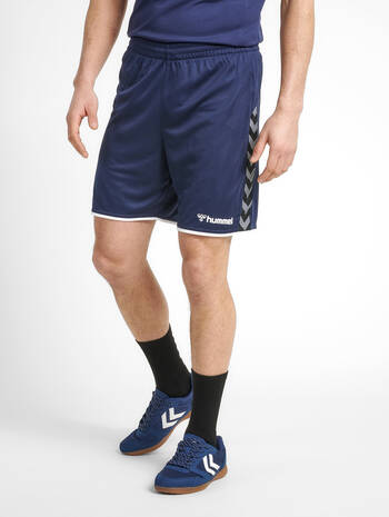 hmlAUTHENTIC POLY SHORTS, MARINE, model