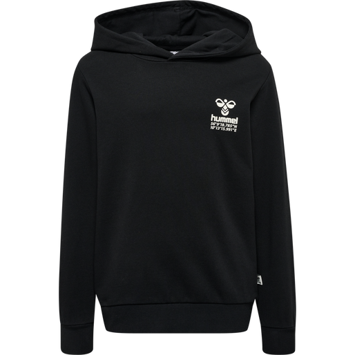 hmlGLOBAL HOODIE, BLACK, packshot