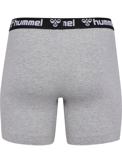 hmlBOXERS 2-PACK, GREY MELANGE hmlBOXERS 2-PACK, GREY MELANGE, packshot