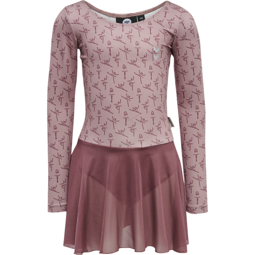 hmlPRIMA BEE PIROUETTE GYMSUIT, WOODROSE hmlPRIMA BEE PIROUETTE GYMSUIT, WOODROSE, packshot
