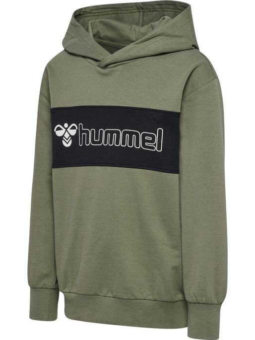 hmlATLAS HOODIE, DUSTY OLIVE, packshot