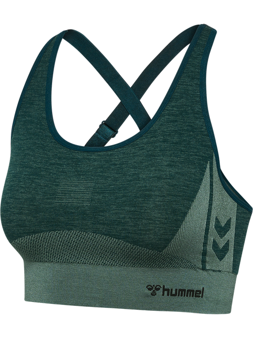 hmlCLEA SEAMLESS  SPORTS TOP, GREEN GABLES/GARDEN TOPIARY ME, packshot