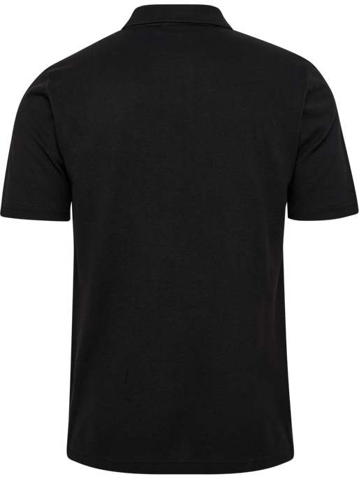 hmlMOVER COTTON POLO, BLACK hmlMOVER COTTON POLO, BLACK, packshot