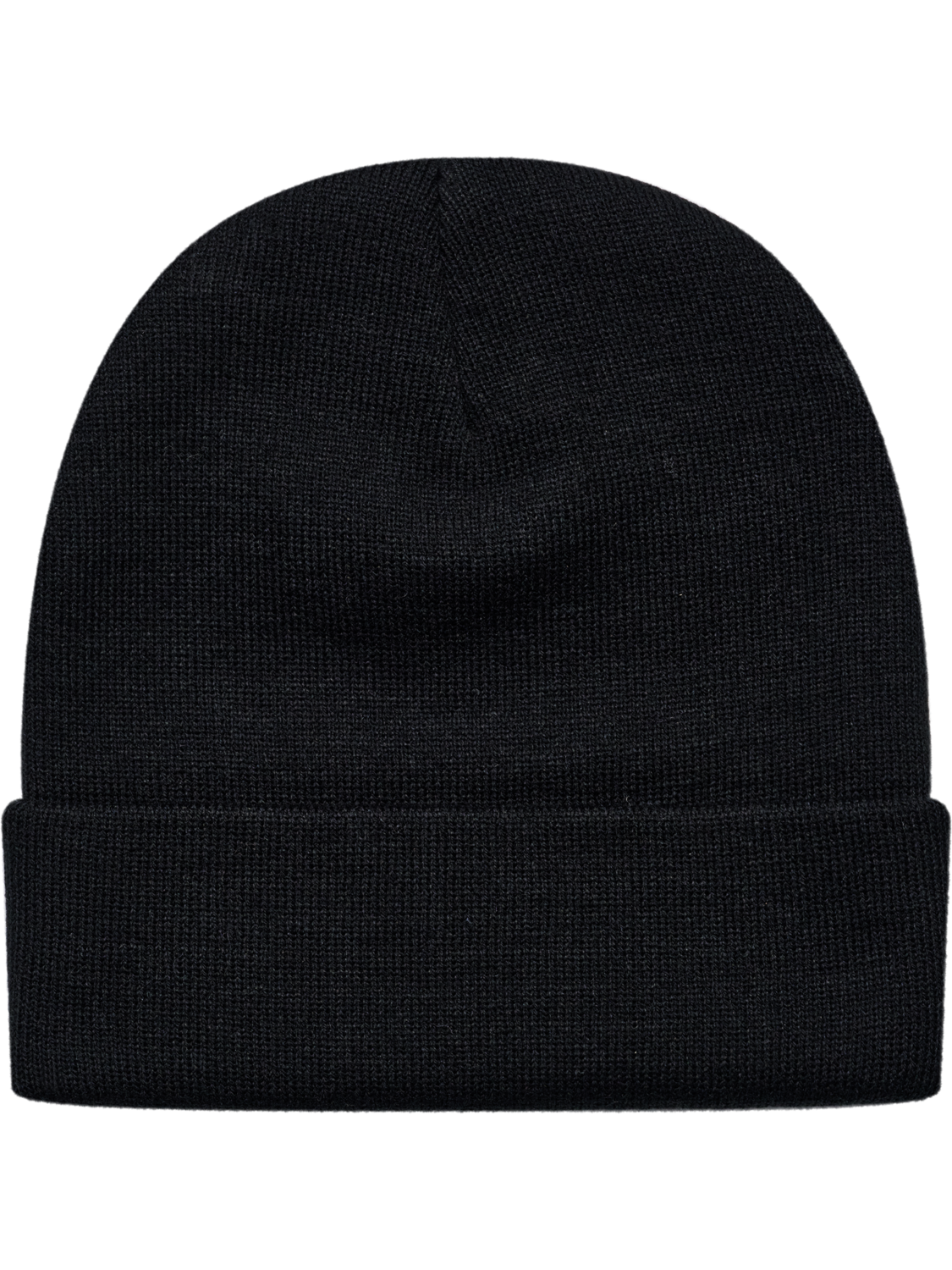 hmlJR KNIT BEANIE, BLACK, packshot