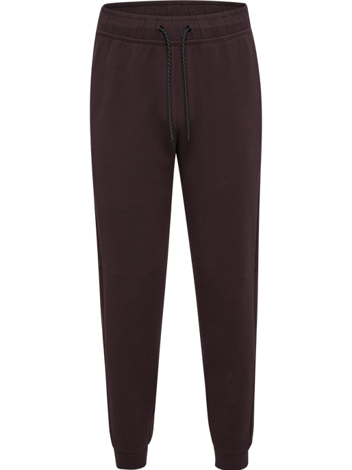 hmlTECH FLEECE REGULAR PANTS, CHOCOLATE PLUM, packshot
