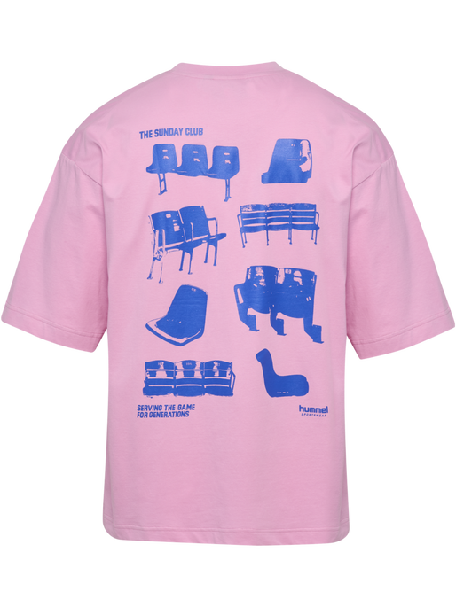 hmlOVERSIZED T-SHIRT S/S SUNDAY, PASTEL LAVENDER hmlOVERSIZED T-SHIRT S/S SUNDAY, PASTEL LAVENDER, packshot