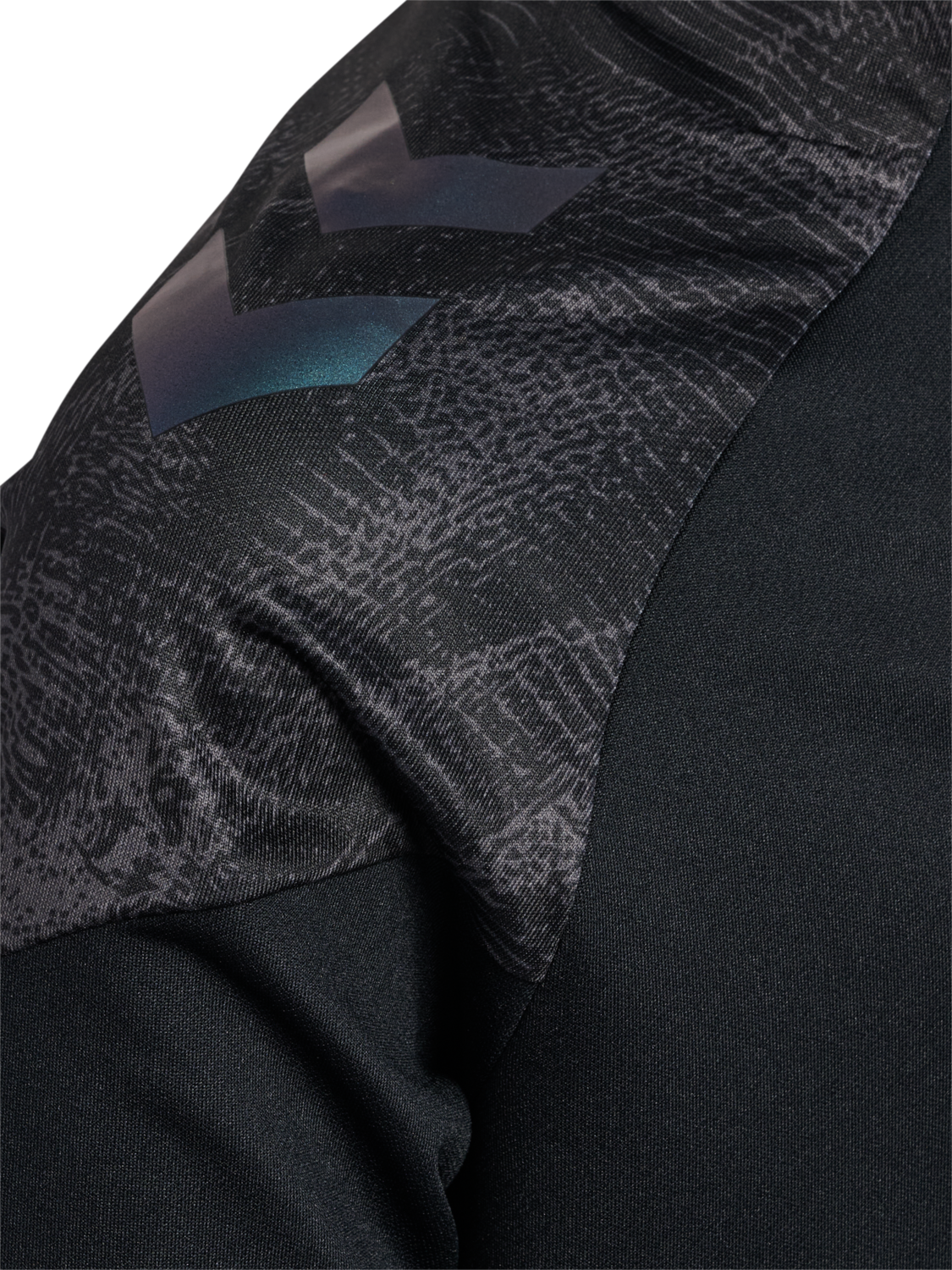 hmlBLAZE26 PRO TRAINING HALFZIP KID, BLACK, packshot