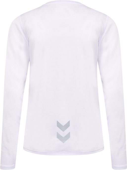 hmlRUN JERSEY L/S WOMAN, WHITE, packshot