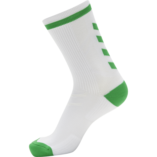 ELITE INDOOR SOCK LOW, WHITE, packshot