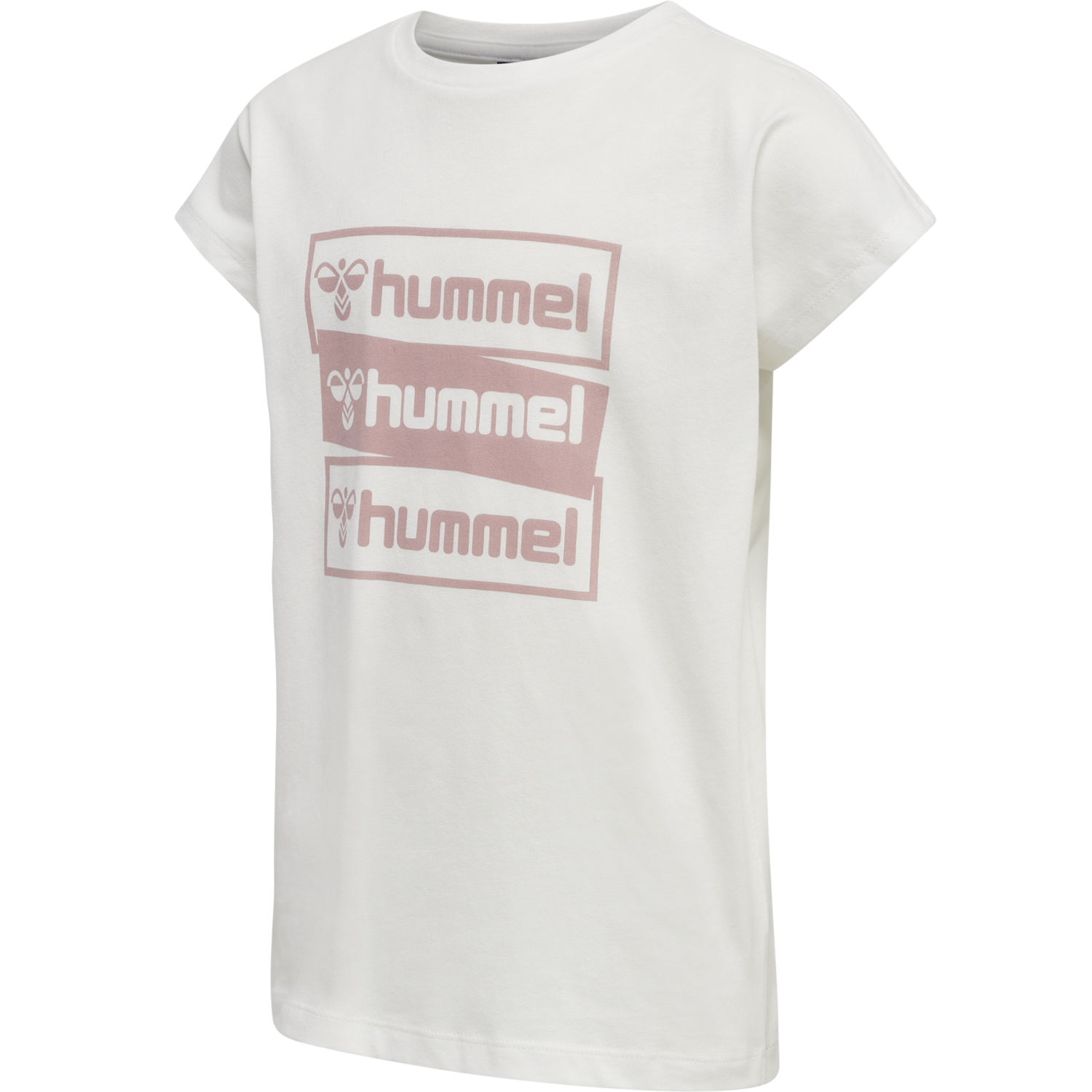 hmlCARITAS T-SHIRT S/S, MARSHMALLOW, packshot