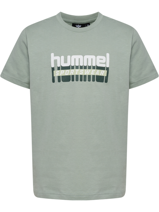 hmlTUKAS T-SHIRT S/S 2-PACK, BLACK IRIS/ICEBERG GREEN, packshot