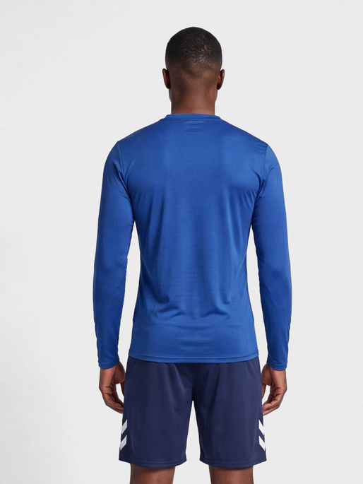 hmlBL ESSENTIAL TEE L/S, TRUE BLUE, model