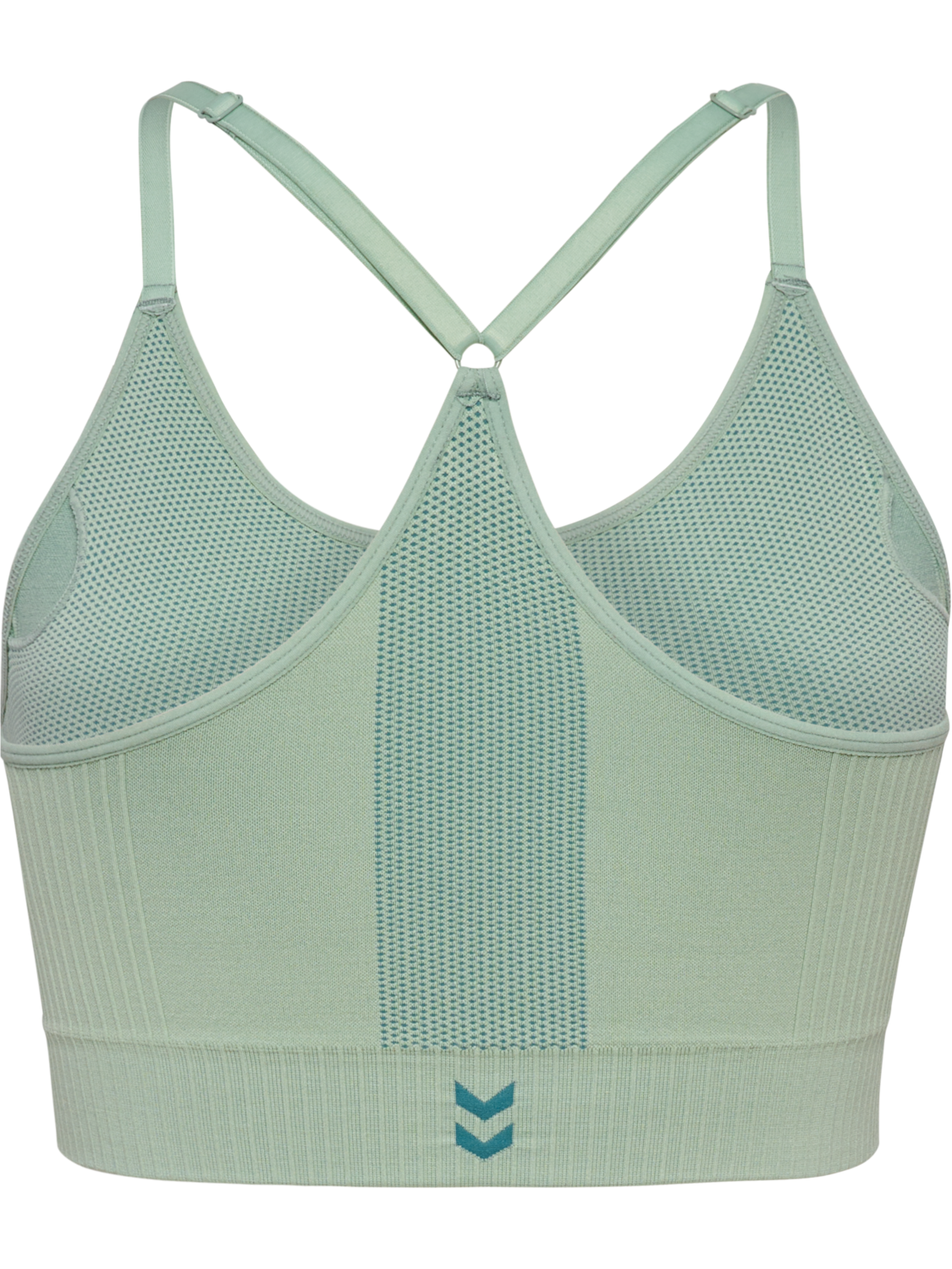 hmlHIIT SEAMLESS PADDED BRA, FROSTY GREEN, packshot