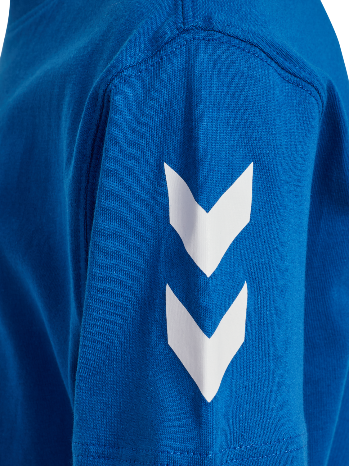 hmlGO 2.0 CHEVRON T-SHIRT S/S KIDS, TRUE BLUE, packshot