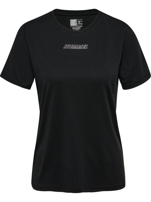 hmlTE TOLA T-SHIRT, BLACK hmlTE TOLA T-SHIRT, BLACK, packshot