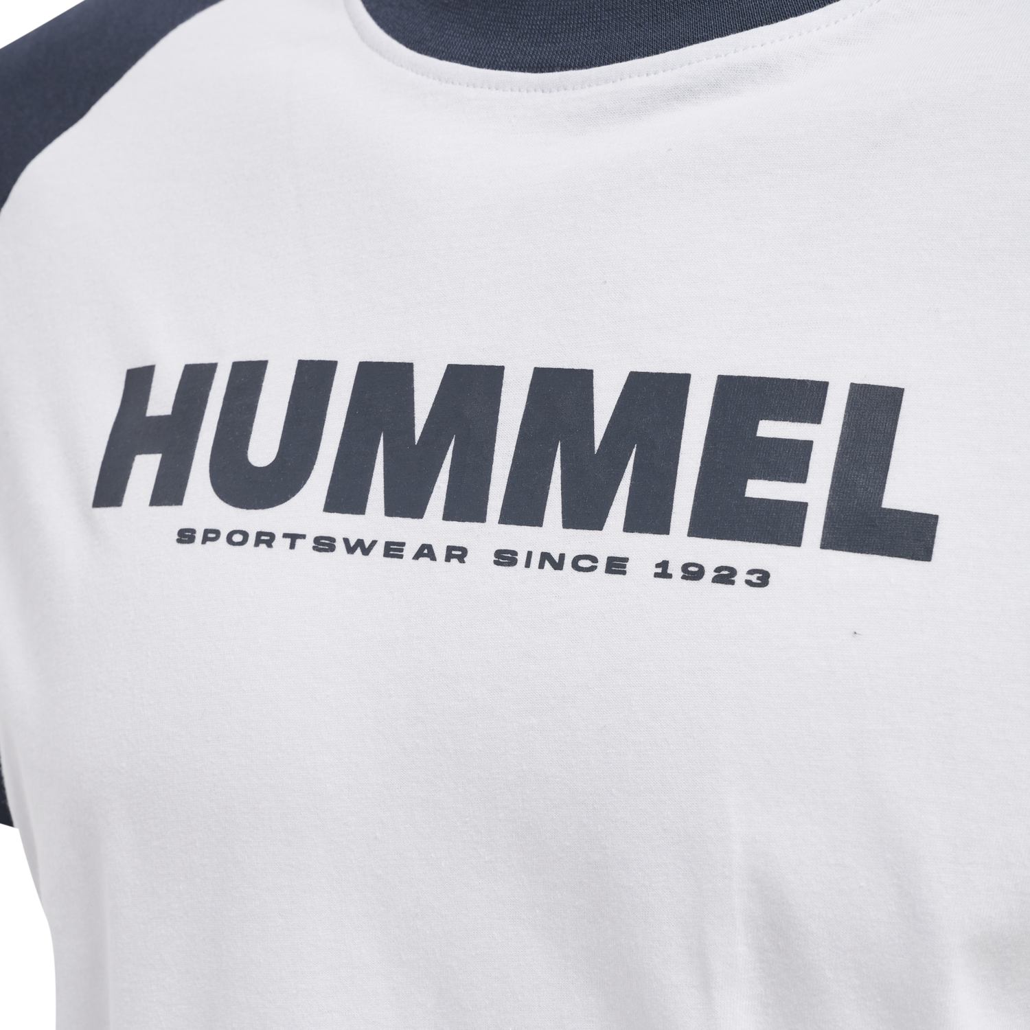 hmlLEGACY BLOCKED T-SHIRT, WHITE, packshot