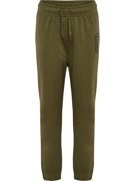 hmlJR BASE REGULAR PANTS, WINTER MOSS, packshot