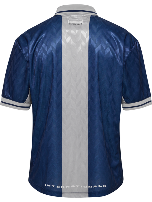 hmlLOOSE FB JERSEY S/S, ESTATE BLUE, packshot