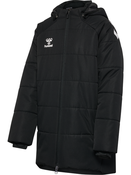hmlLEAD 2.0 BENCH JACKET KIDS, BLACK, packshot