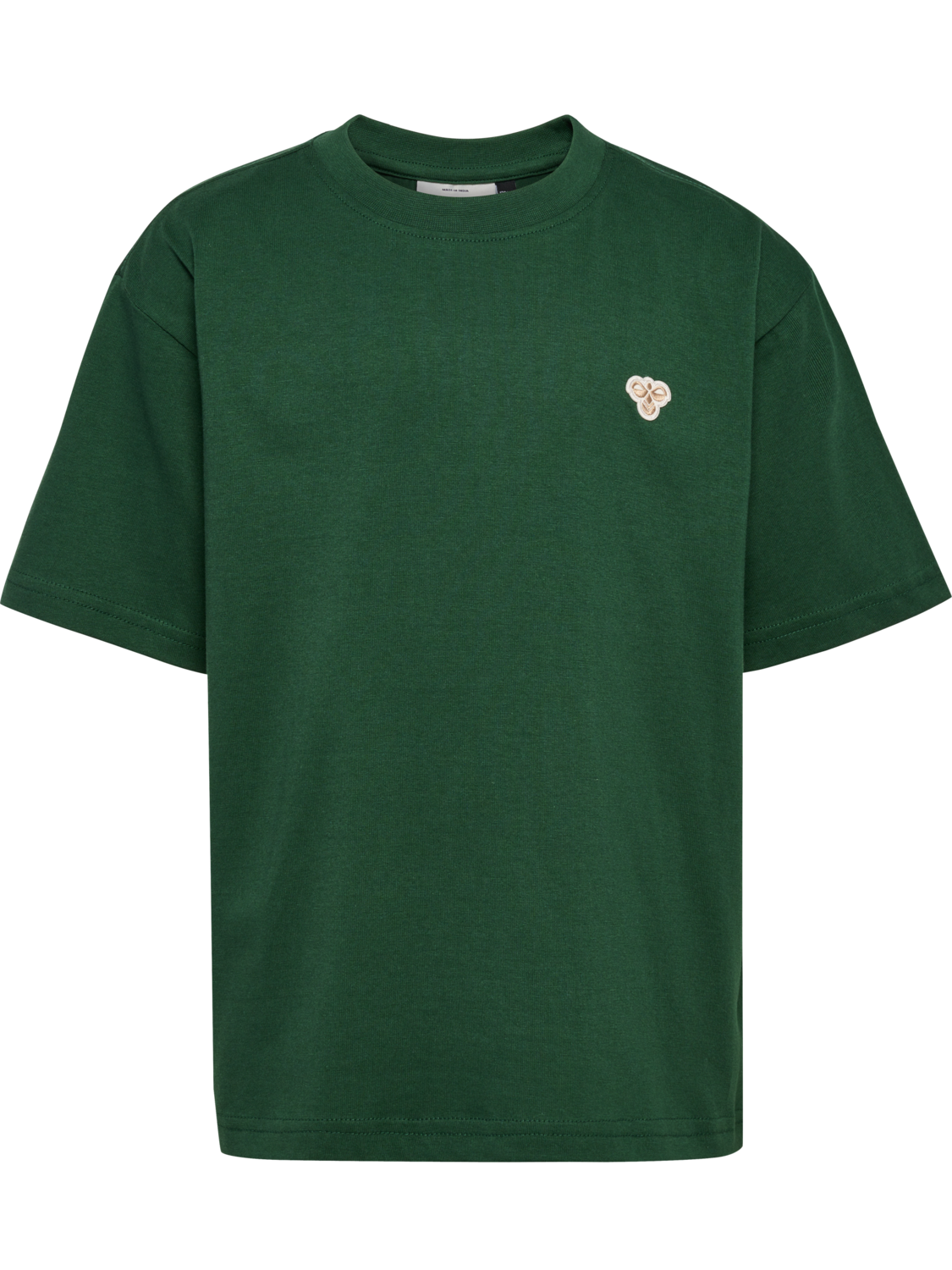hmlJR LOOSE T-SHIRT S/S BEE, DARK GREEN, packshot