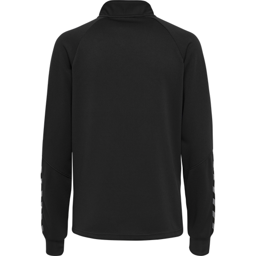 hmlAUTHENTIC WOMEN POLY ZIP JACKET, BLACK/WHITE, packshot