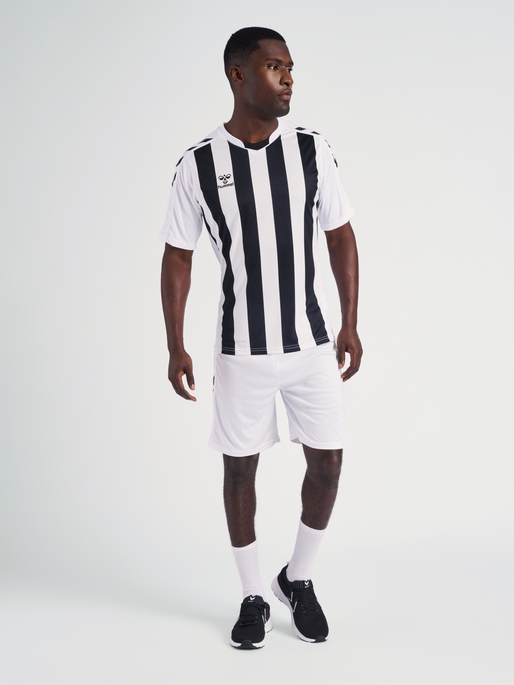 hmlCORE XK STRIPED JERSEY S/S, WHITE, model