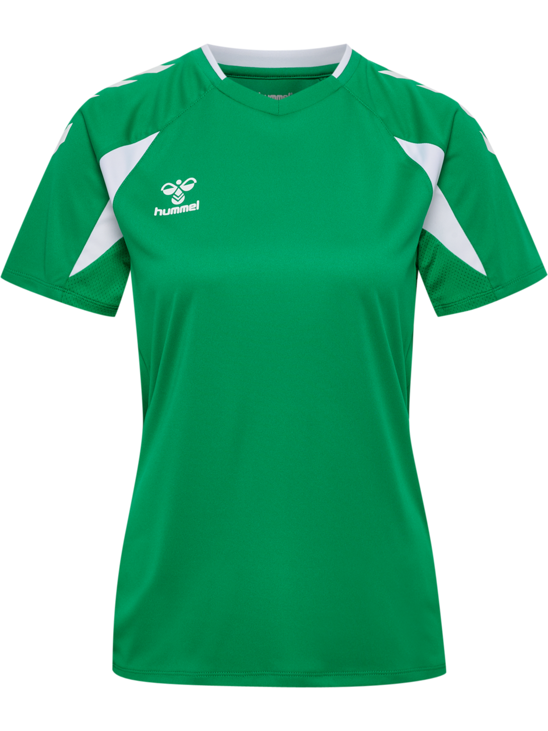 hmlCORE 2.0 JERSEY S/S WOMAN, JELLY BEAN/WHITE, packshot