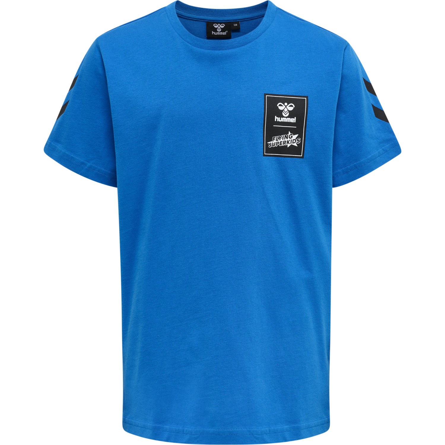 hmlFLYING TRES T-SHIRT S/S, DIRECTOIRE BLUE, packshot