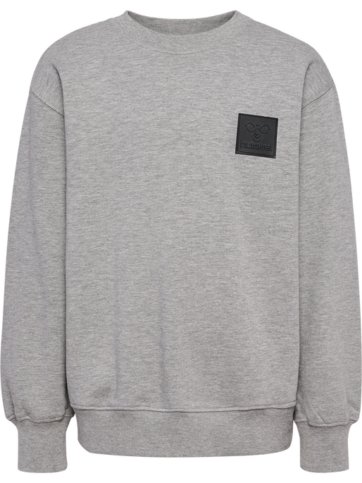 hmlCLEAN SWEATSHIRT, GREY MELANGE hmlCLEAN SWEATSHIRT, GREY MELANGE, packshot
