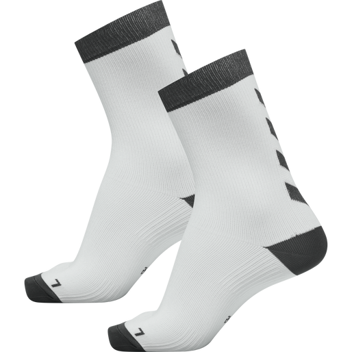 ELEMENT INDOOR SPORT SOCK 2 PACK, WHITE/ASPHALT, packshot