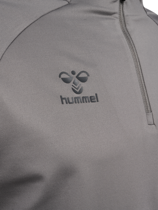 hmlPRO TRAINING HALF ZIP, STEEL GRAY, packshot