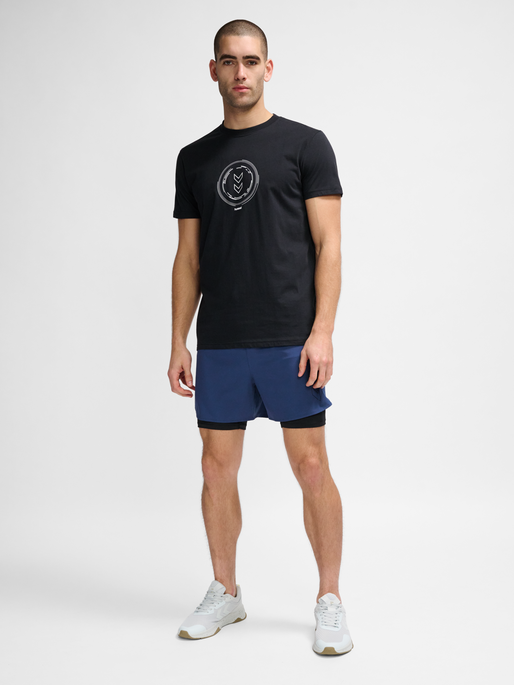 hmlACTIVE CIRCLE CO TEE S/S, BLACK, model