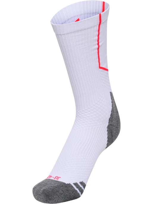 hmlPRO TRAINING SOCKS LOW, WHITE/DIVA PINK, packshot