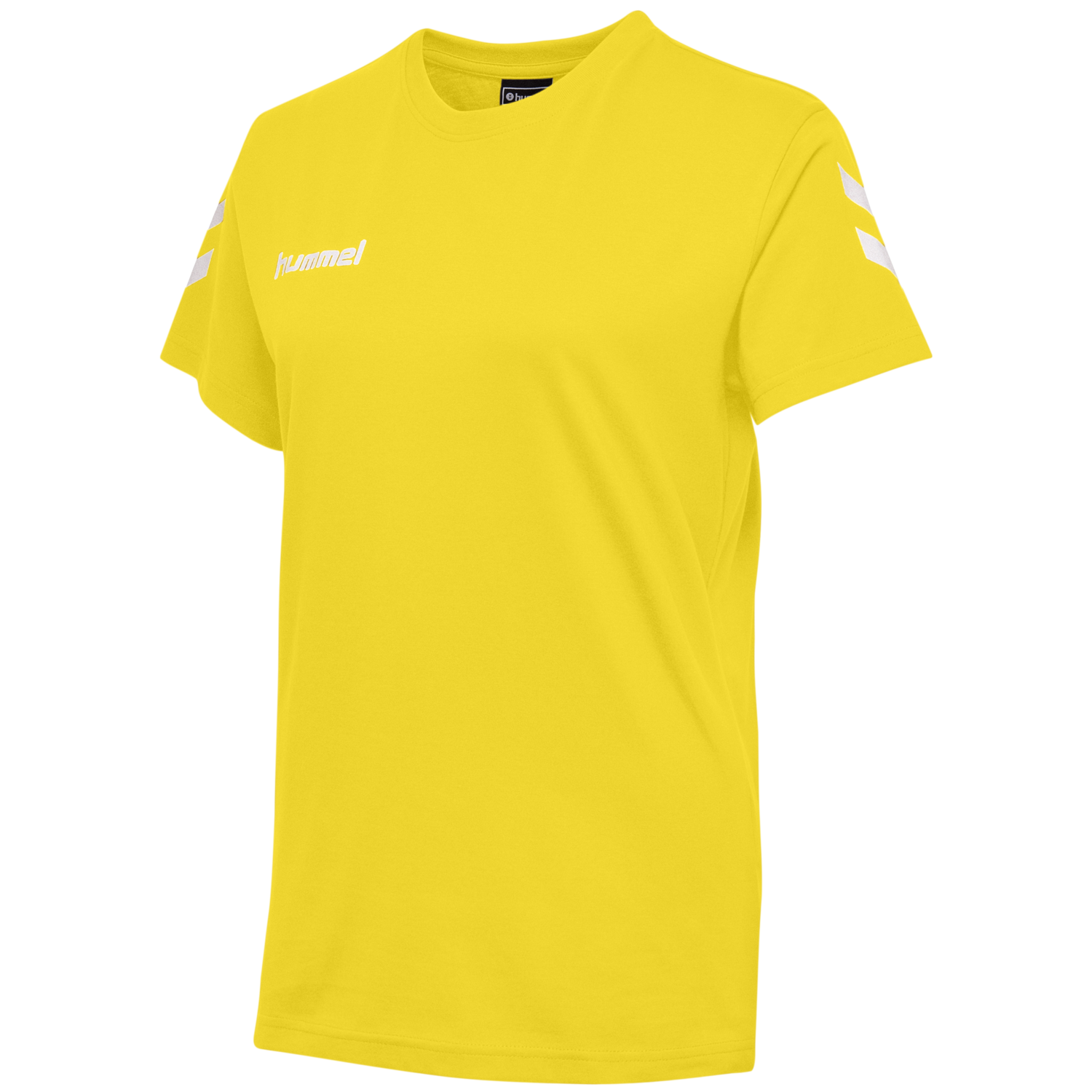 HMLGO COTTON T-SHIRT WOMAN S/S, SPORTS YELLOW, packshot