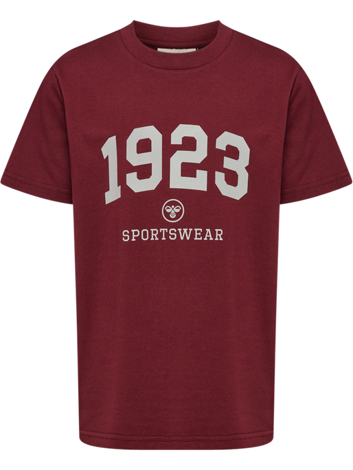 hmlJR GRAPHIC 1923 T-SHIRT S/S, CHOCOLATE TRUFFLE hmlJR GRAPHIC 1923 T-SHIRT S/S, CHOCOLATE TRUFFLE, packshot