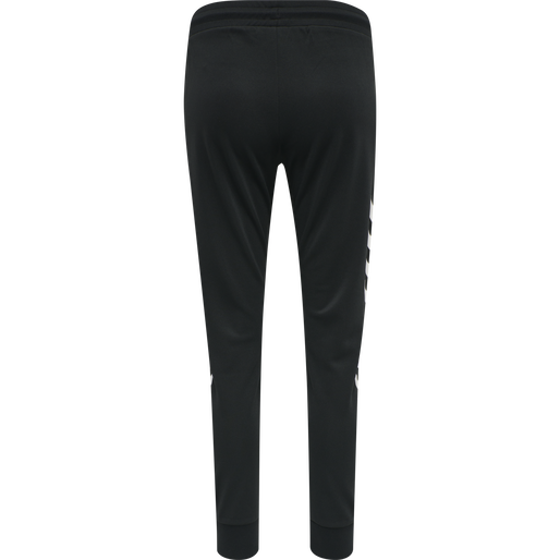 hmlLEGACY POLY WOMAN REGULAR PANTS, BLACK, packshot