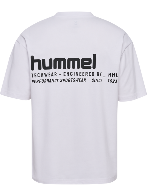hmlHIIT LOOSE T-SHIRT S/S, WHITE, packshot