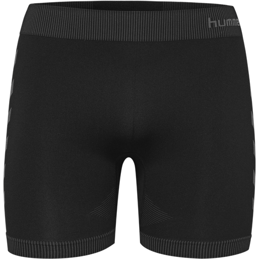 HUMMEL FIRST SEAMLESS SHORT TIGHTS, BLACK, packshot