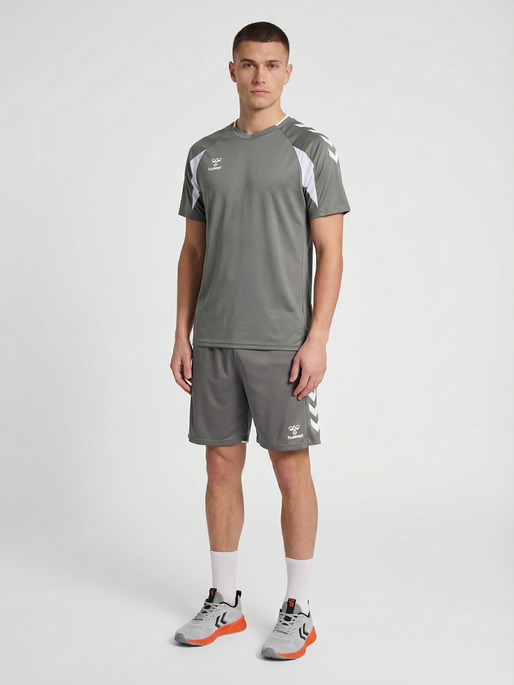 hmlCORE 2.0 JERSEY S/S, STEEL GRAY/WHITE, model