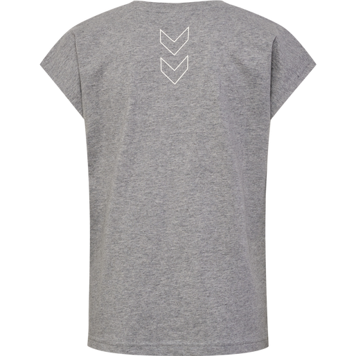 hmlBOXLINE T-SHIRT S/S 2 PK, GREY MELANGE/WOODROSE hmlBOXLINE T-SHIRT S/S 2 PK, GREY MELANGE/WOODROSE, packshot