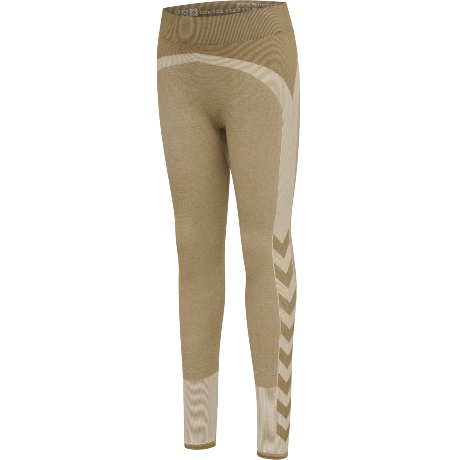 hmlSPIN SEAMLESS TIGHTS, SIMPLY TAUPE, packshot